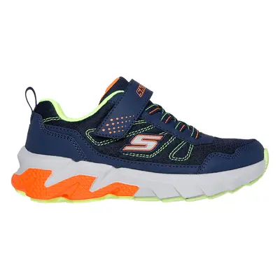 Skechers Boy's Elite Sport - Spec-Stride Sneaker in Navy Blue, Size | Synthetic/Textile, Machine