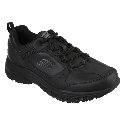 Skechers Men's Relaxed Fit: Oak Canyon - Redwick Sneaker in Black, Size | Leather/Synthetic/Text