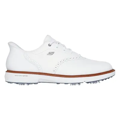 Skechers Men's Slip-ins: GO GOLF Prestige Golf Shoes in White, Size | Leather/Synthetic/Textile,