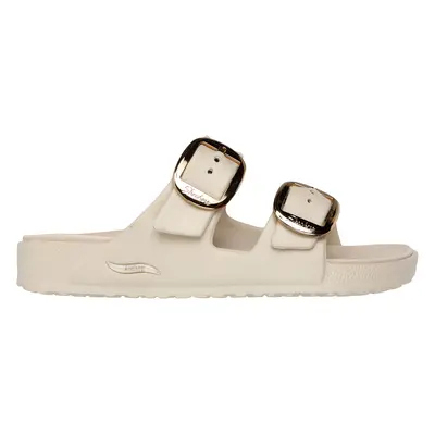 Skechers Women's Foamies: Arch Fit Cali Breeze - Gold Star Sandals in Off White, Size | Syntheti