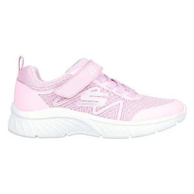 Skechers Girls Microspec Plus - Swirl Sweet Sneaker in Light Pink, Size | Synthetic/Textile, Mac