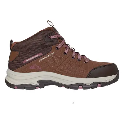 Skechers Women's Relaxed Fit: Trego - Trail Destination Sneaker in Brown, Size | Synthetic/Texti