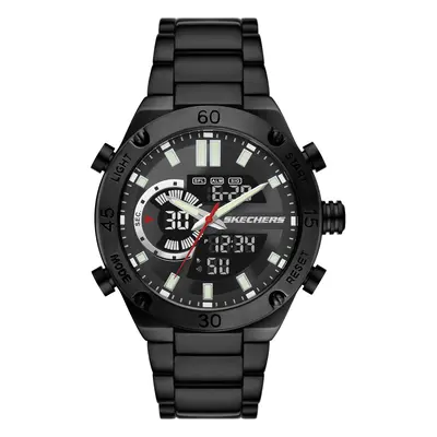 Skechers Men's Analog Chrono Watch in Black