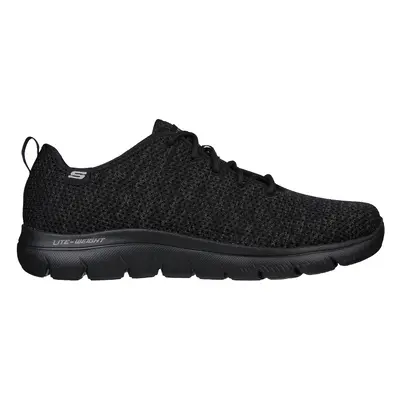 Skechers Men's Summits - Doharis Sneaker in Black, Size | Textile, Vegan, Machine Washable