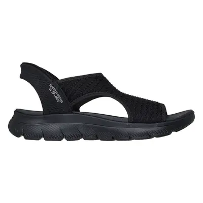 Skechers Women's Slip-ins: Summits - Sweetly Evolved Sandals in Black, Size | Textile, Vegan, Ma