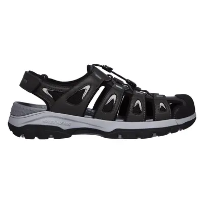 Skechers Men's Relaxed Fit: Tresmen - Outseen Sandals in Gray, Size | Synthetic/Textile, Vegan