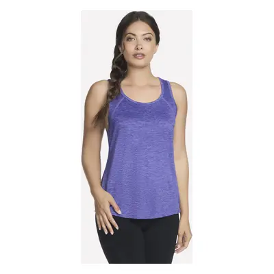 Skechers Women's GO DRI Swift Performance Tank Top in Dark Purple, Size Large | Polyester/Spande