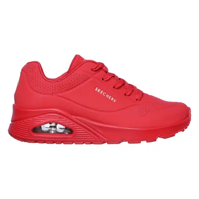 Skechers Women's Uno - Stand on Air Sneaker in Red, Size | Textile/Synthetic