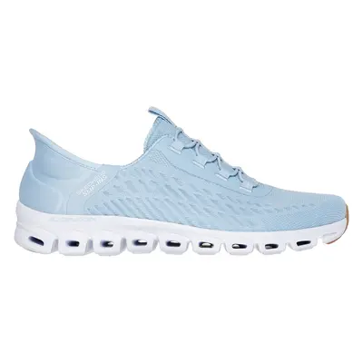 Skechers Women's Slip-ins: Glide-Step - Tranquility Sneaker in Light Blue, Size | Textile/Synthe