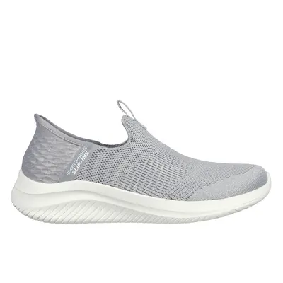 Skechers Women's Slip-ins: Ultra Flex 3.0 - Smooth Step Sneaker in Light Gray, Size | Textile, V