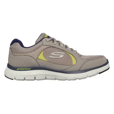 Skechers Men's Flex Advantage 4.0 - True Clarity Sneaker in Gray, Size | Leather/Textile/Synthet