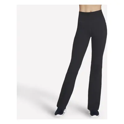 Skechers Women's GO WALK Evolution II Flare Pant in Black, Size | Nylon/Spandex