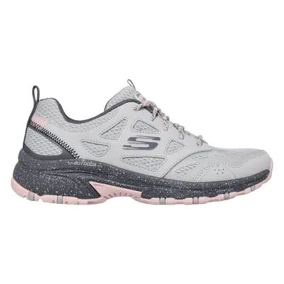 Skechers Women's Hillcrest - Pure Escapade Sneaker in Gray/Pink, Size | Leather/Textile/Syntheti