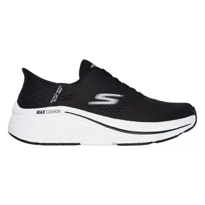 Skechers Women's Slip-ins: Max Cushioning Elite - Vanish Sneaker in Black/White, Size | Textile,