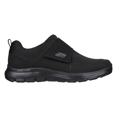 Skechers Men's Flex Advantage 4.0 - Upshift Sneaker in Black, Size | Textile/Synthetic/Leather, 