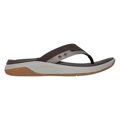 Skechers Men's Relaxed Fit: Silva - Falco Sandals in Brown, Size | Synthetic/Textile/Metal, Vega