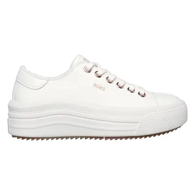 Skechers Women's BOBS Winnie - High Ranking Sneaker in White, Size | Textile/Synthetic/Metal, Ve