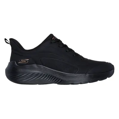 Skechers Women's BOBS Sport Squad Waves - Just Wading Sneaker in Black, Size | Synthetic/Textile