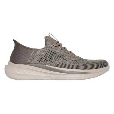 Skechers Men's Slip-ins RF: Slade - Quinto Sneaker in Khaki, Size | Textile, Vegan, Machine Wash