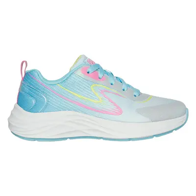 Skechers Girls GO RUN Accelerate Sneaker in Light Blue, Size | Textile