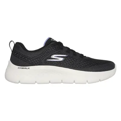 Skechers Women's GO WALK Flex - Kali Sneaker in Black/Lavender, Size | Textile/Synthetic, Vegan,