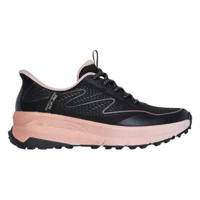 Skechers Women's Slip-ins: Switch Back - Mist Sneaker in Black/Pink, Size | Textile/Synthetic, V