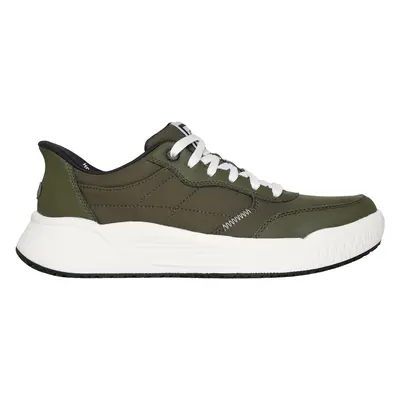 Skechers Men's Slip-ins Relaxed Fit: Cyrus - Raiden Sneaker in Olive, Size | Synthetic/Textile, 