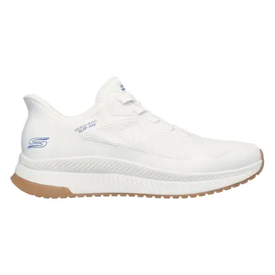 Skechers Men's Slip-ins: BOBS Sport Squad Chaos Sneaker in White, Size | Synthetic/Textile