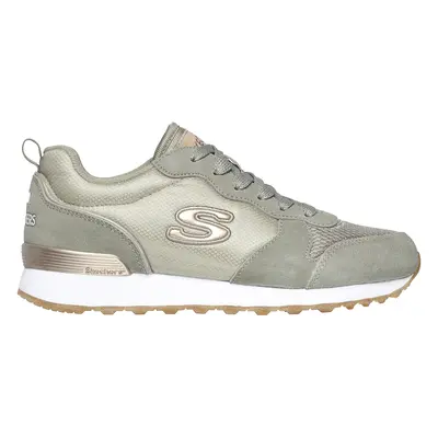 Skechers Women's OG - Goldn Gurl Sneaker in Taupe, Size | Leather/Textile/Synthetic