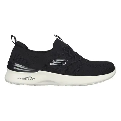 Skechers Women's Skech-Air Dynamight - Perfect Steps Sneaker in Black/White, Size | Textile/Synt