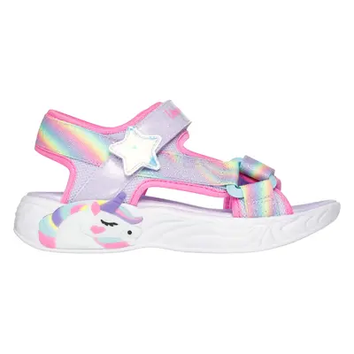 Skechers Girls Unicorn Dreams Sandal - Dreamy Unicorns Sandals in Lavender, Size | Textile/Synth