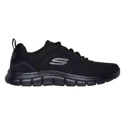 Skechers Men's Track - Leshur Sneaker in Black, Size | Textile/Synthetic, Vegan, Machine Washabl