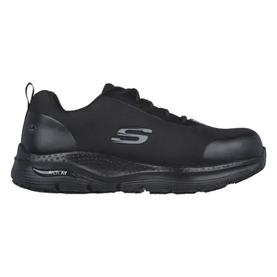 Skechers Men's Work: Arch Fit SR - Ringstap Sneaker in Black, Size | Textile/Synthetic