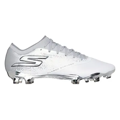 Skechers Razor 1.5 Elite FG Shoes in White/Silver, Size | Synthetic/Textile, Hyper Burst