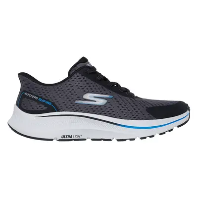 Skechers Men's Slip-ins: GO RUN Consistent 2.0 - Worldview Sneaker in Charcoal/Black, Size | Tex