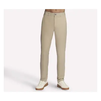 Skechers Men's Skech-Knits Premium Everywhere Pant in Natural/Brown, Size | Polyester