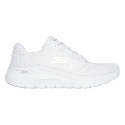 Skechers Women's Arch Fit 2.0 - Big League Sneaker in White, Size | Textile/Synthetic, Vegan, Ma