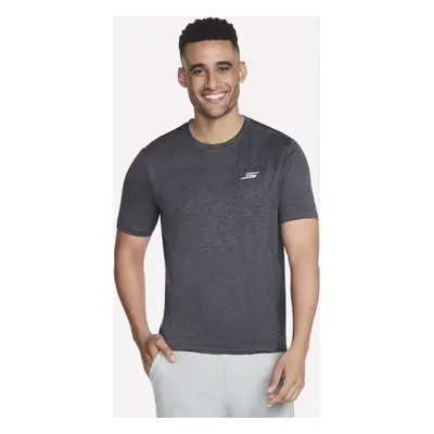 Skechers Men's Performance Charge T-Shirt in Black/Charcoal, Size | Polyester