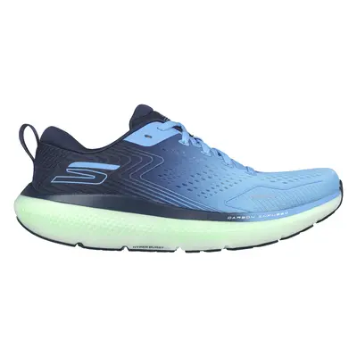 Skechers Men's GO RUN Ride Sneaker in Blue, Size | Textile/Synthetic, Machine Washable , Arch Fi