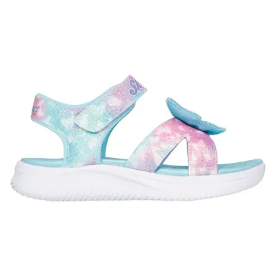 Skechers Girls Jumpsters Sandal - Butterfly Brights Sandals in Aqua, Size | Synthetic