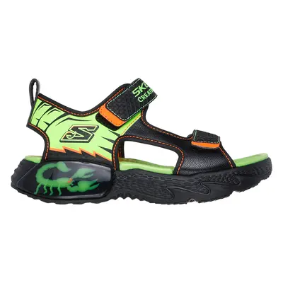 Skechers Boy's Creature-Splash - Bugtacular Sandals in Black/Lime, Size | Synthetic, Machine Was