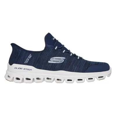 Skechers Men's Slip-ins: Glide-Step - Zefyr Sneaker in Navy Blue, Size | Textile/Synthetic, Vega