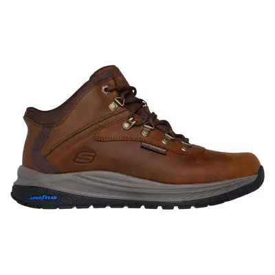 Skechers Men's Slip-ins Relaxed Fit: Meroe - Pikeman Boots in Brown, Size | Leather/Synthetic/Te