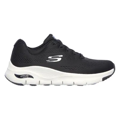 Skechers Women's Arch Fit - Big Appeal Sneaker in Black/White, Size | Textile/Synthetic, Vegan, 