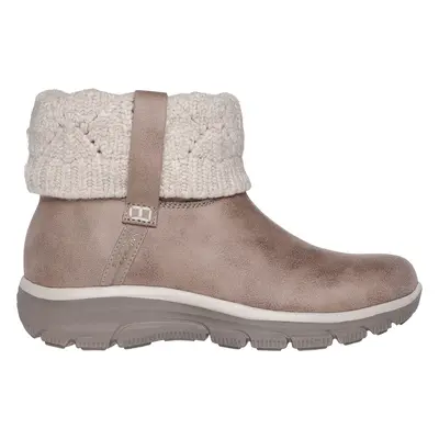 Skechers Women's Slip-ins Relaxed Fit: Easy Going - Cosy Weather Boots in Taupe, Size | Textile,