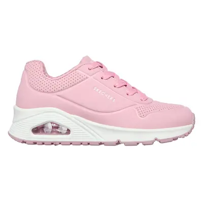 Skechers Girls Uno - Stand On Air Sneaker in Pink, Size | Synthetic