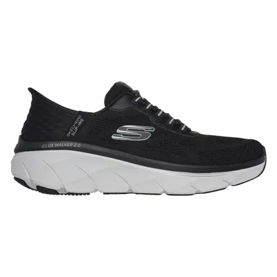 Skechers Men's Slip-ins RF: D'Lux Walker 2.0 - Rezinate Sneaker in Black/Gray, Size | Textile/Sy