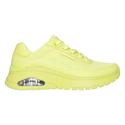 Skechers Women's Uno Flex - Spring On Air Sneaker in Lime, Size | Synthetic/Textile, Vegan