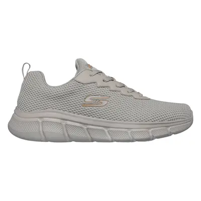 Skechers Men's BOBS Sport B Flex - Chill Edge Sneaker in Taupe, Size | Textile/Synthetic, Vegan,