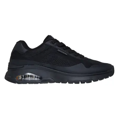 Skechers Men's Uno Flex - Spring On Air Sneaker in Black, Size | Synthetic/Textile